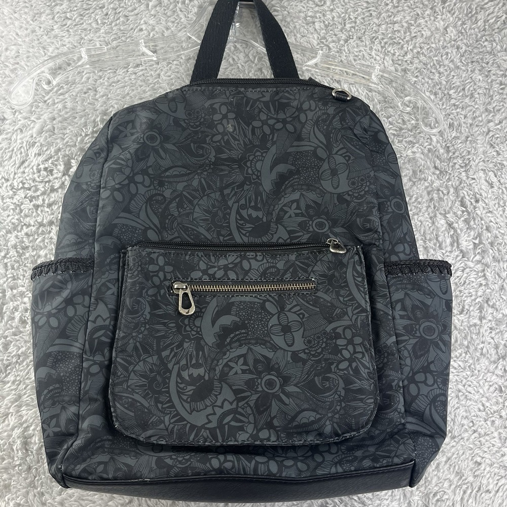 Sakroots Women's Backpack Bag Loyola Adjustable Black Spirit Desert Eco Twill